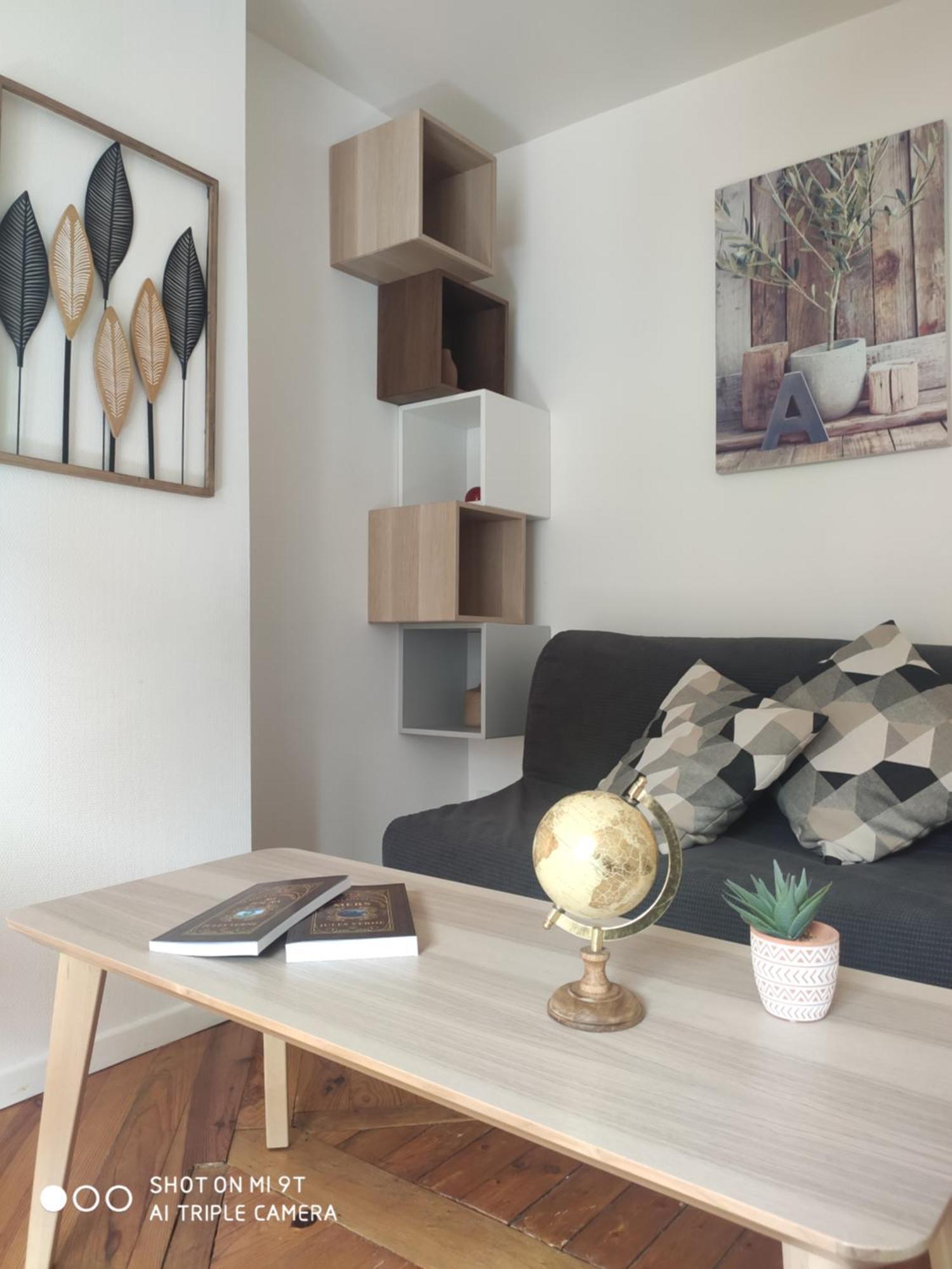Chaleureux T2 Au Style Vintage - Rue Gratuite Apartment Amiens Exterior photo